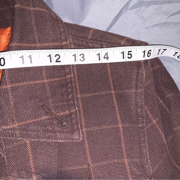 fit n flare textured pea coat with quilted lining - Picture 3 of 8